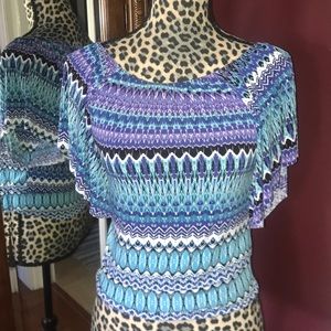 Medium Multi-Colored "IZ" blouse